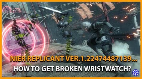 nier replicant broken wrist watch